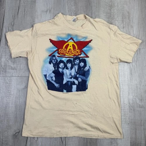 AEROSMITH original 80s Rock In a Hard Place Rare Concert T s 1980s vintage concert t-shirt, vintage, single stitch, B+ condition