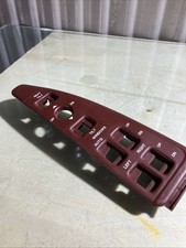 1991-1996 Caprice Driver Front Left Seat Window Switch Panel Bezel Burgundy 1991-1996 Caprice Driver Front Left Seat Window Switch Panel Bezel Burgundy