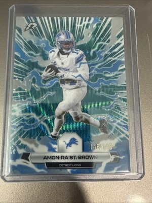 2025 Topps Resurgence~Amon-Ra St. Brown  Teal Surge /149 #32