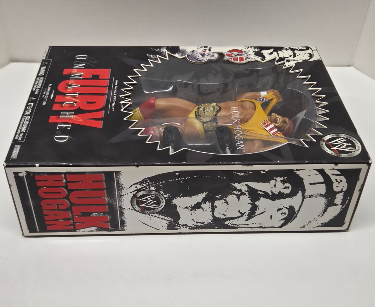 HULK HOGAN - WWF WWE Jakks Pacific Unmatched Fury Platinum Edition