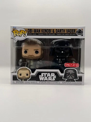 Funko POP! 2 Pack Movies Star Wars Obi-Wan Kenobi & Darth Vader  Exclusive
