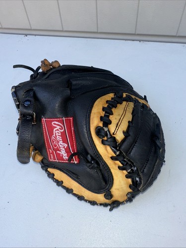 RAWLINGS RCM45BT 10” COWHIDE CATCHER MITT FAST BACK LITE TOE BLACK GLOVE RH . - Picture 2 of 9