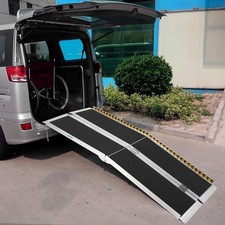 GRAVEE 6 Ft Portable Wheelchair Ramp 600 LBS Aluminum Threshold Ramp