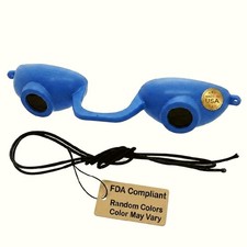 Evo Flexible UV Eye Protection FDA Compliant Tanning Bed Goggles Red Light Thera