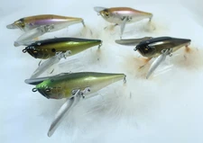 5 Raid Japan Dodge 1oz 11.4cm (Hook rust present, paint peeled) Lot.