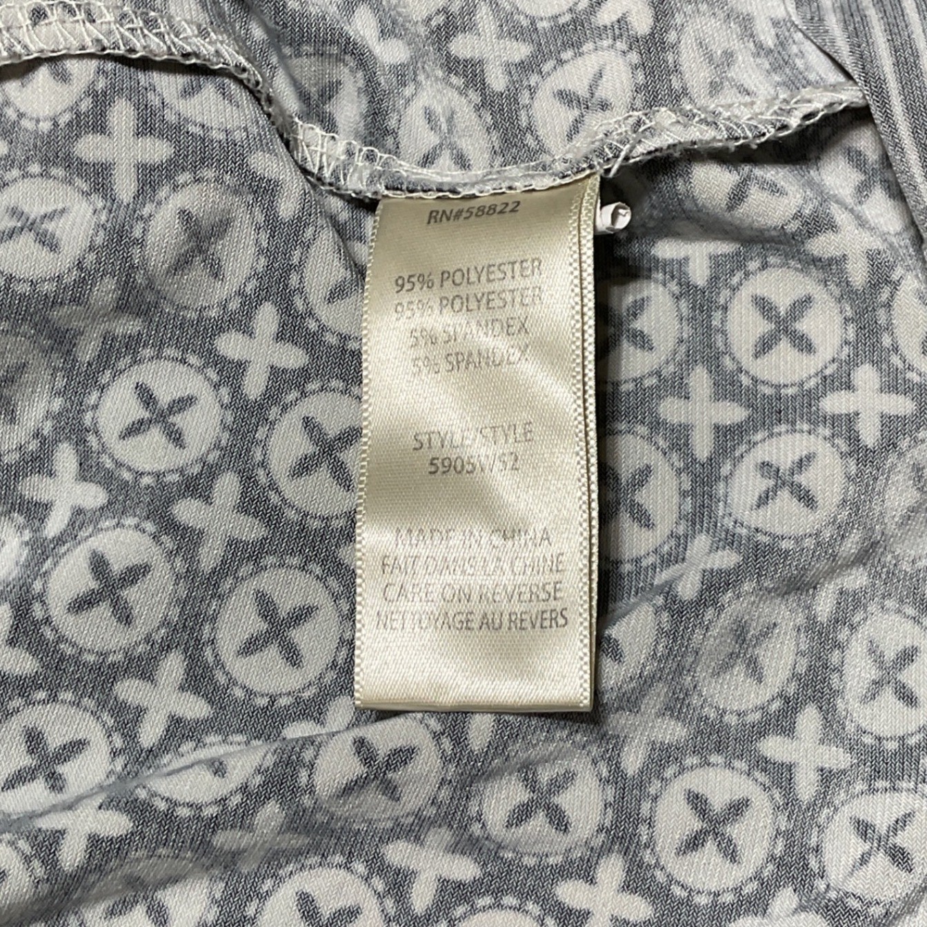 MAX STUDIO Geometric Print Button Front Shirt Dre… - image 6