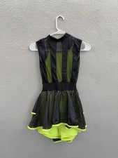 Curtain Call Costume Defying Gravity ASM Dance Outfit One Piece Leotard J5240