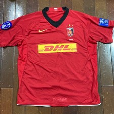NIKE 2008 Urawa Reds ACL Jersey XL Red DHL Sponsor Soccer Uniform