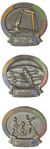 CLPTC Olympic Sports Pins: High Diving, 8 Man Rowing, Baseball