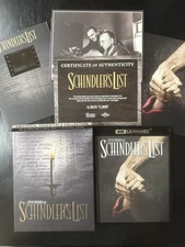Schindler's List 4K UHD Blu-ray Universal Essentials OOP