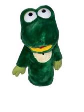 Vintage Dakin Frog Puppet 1985 Black Bow Tie Plush