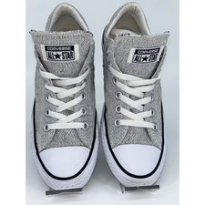 Converse Chuck Taylor All Star Madison Grey Jersey Low Top Sneakers 549700F 8.5W