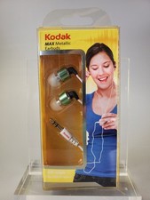 New Kodak MAX Metallic Earbuds In-Ear Headphones with 3.5mm Jack & Fabric Wire