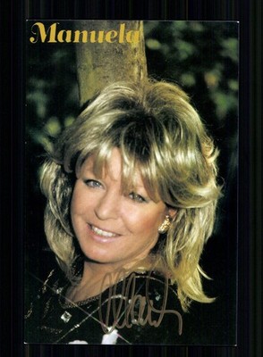 Manuela  Autogrammkarte Original  Signiert # BC 226256