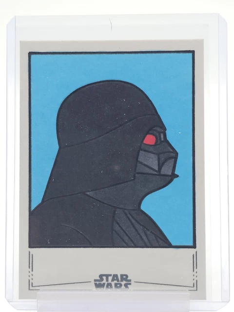 DARTH VADER 2025 TOPPS STAR WARS SKETCH CARD AUTO JAMIE RICHARDS 1/1 Q2277