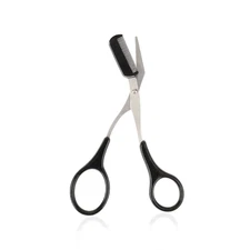 Precision Eyebrow Scissors with Comb – Stainless Steel Beauty Trimmer Tool