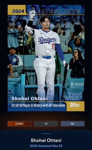 To 2024 Topps Chrome Shohei Ohtani Strokes Insert #S-2 Dodgers MLB