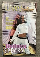 Vintage 2000 BRITNEY SPEARS Live Tonight TOUR CONCERT PROGRAM BOOK