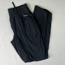 Columbia Omni-Shield Active Pants Womens Medium Black Excellent Hiking Travel