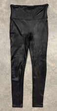 Spanx Faux Leather Leggings Womens Small Black