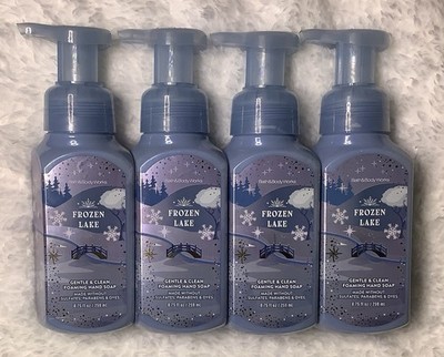 BATH & BODY WORKS FOAMING HAND SOAP FROZEN LAKE 8.75 Oz SET OF 4