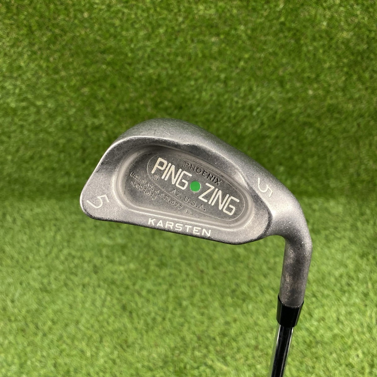 Ping Zing Karsten 5 iron Green Dot 2° Upright ⛳️ AMT S300 Red