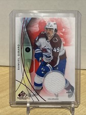 2024-25 SP Game Used Jerseys Red #90 Samuel Girard - Colorado Avalanche
