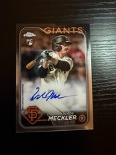 2024 Topps Chrome - Rookie Autographs Wade Meckler #RA-WM (AU, RC)