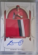 2024 Panini National Treasures - Prospect Material Signatures Robert Hassell...
