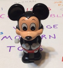 Mickey Mouse Tomy Wind-Up Toy Vintage 1977 Walt Disney WORKS C1 016G
