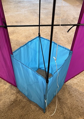 G-Kites Gomberg Box Kite Winged Double 3D Cube schwarz lila blau veraltet -lesen - Bild 17 von 19