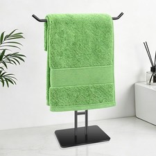 Hand Towel Holder, T-Shape Hand Towel Stand for Bathroom, Stainless Steel Han...
