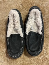 UGG Ansle 1106878 Slide Women's Comfort Slippers Size 11 Black Suede