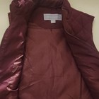 Laura Scott Women’s Purple Quilted Zip-Up Vest Size S Collared Lined Pockets — photo 8