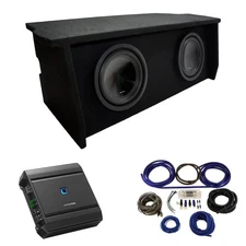 Alpine SWT-10S4 10" Subwoofer Fits 07-18 Jeep Wrangler 2 Door w/ S2-A60M Amp