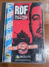 RDF: Global Conflict (Sega CD, 1995) Complete W Reg - Tested & Working Authentic