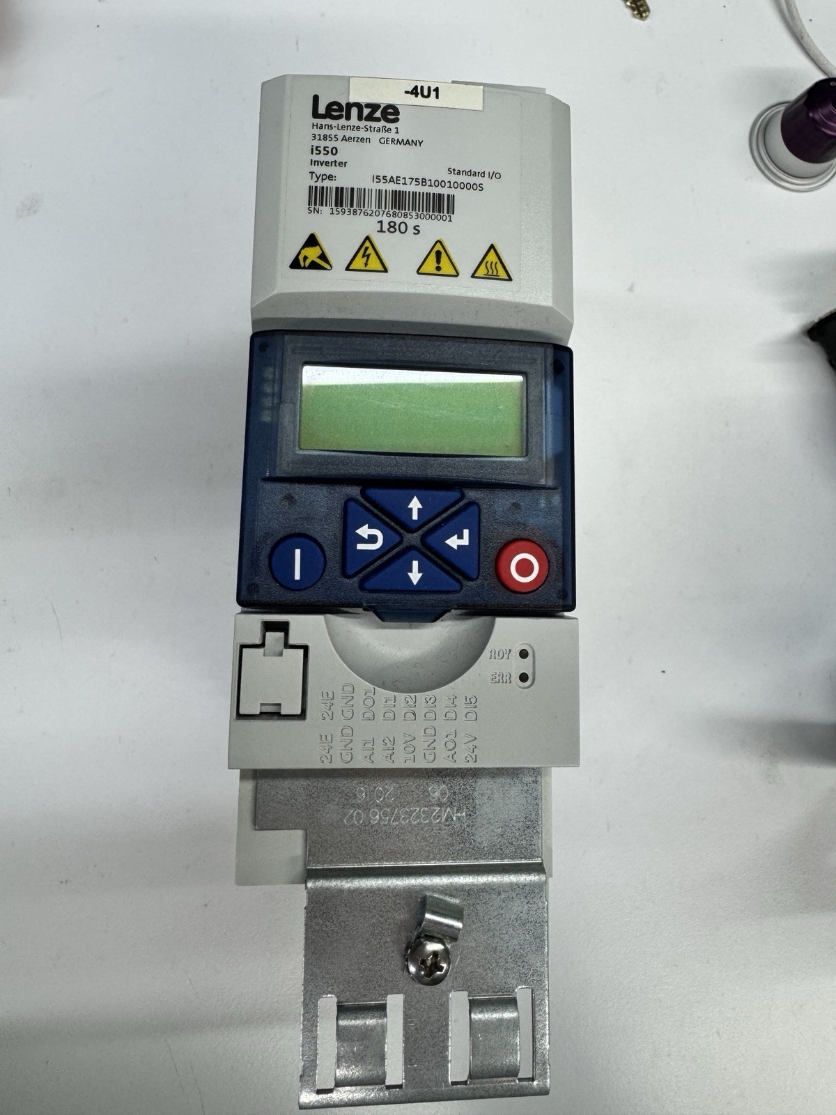 15DAE175B10010000S Lenze Inverter I550 0.75kw Komplett Inkl. Applicationsmodul