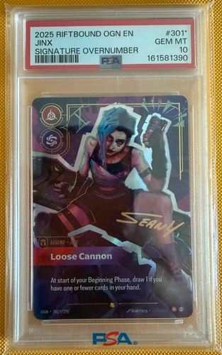 Jinx, Loose Cannon graded PSA 10 for sale on eBay