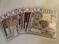 Quilters Newsletter Magazine Lot Of 10. A Full Year Of 2003 Magazines. Like New