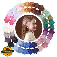 XIMA 30 Hair Bows Grosgrain Multicolor