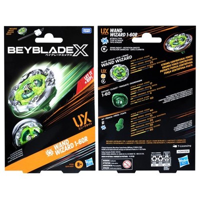 Hasbro Beyblade X Wand Wizard 1-60R UX Starter Pack with Attack
