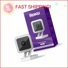 Roku Indoor Camera for Home Security, 1-Pack - Wired Security Camera with 1080p