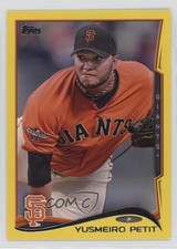 2014 Topps Retail Yellow Yusmeiro Petit #127 1hn2