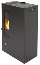 STUFA A PELLET QUEEN MINI 5 4,5 KW 135 MC COLORE NERO SLIM EFFICIENZA A+ 12KG