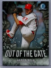 2016 Bowman Chrome #OOG-7 Aaron Nola Out Of The Gate