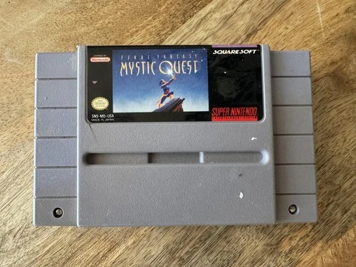 Final Fantasy Mystic Quest SNES Game Cartridge Super Nintendo Japan RPG