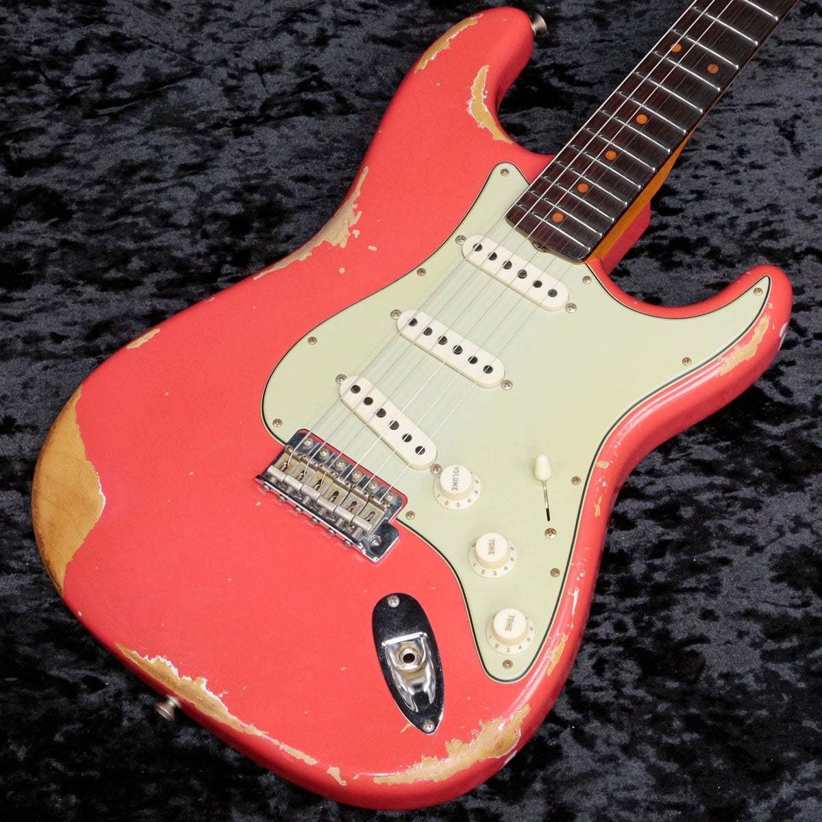 Fender Custom Shop 1960 Stratocaster Heavy Relic Aged Fiesta Red