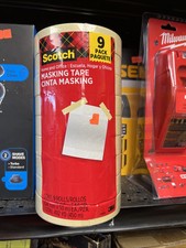 Scotch Home and Office Masking Tape, 0.94 Inch x 54.6 Yards, 9 Rolls