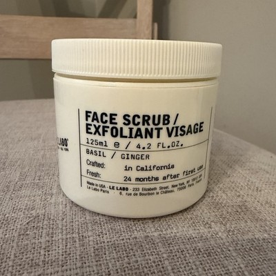 Le Labo Exfoliant Face Scrub Basil / Ginger 4.2 oz NEW