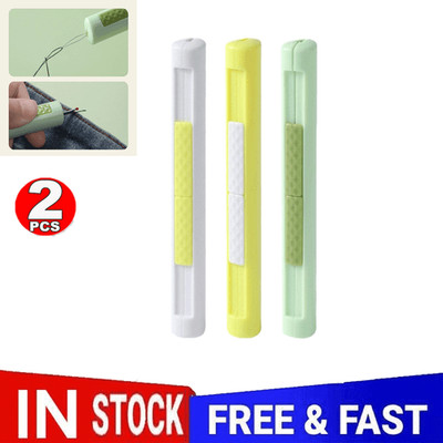 2Pcs 2 in 1 Needle Threader Seam Ripper TL